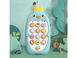 2026-juguete Teléfono Bebé Simulación Musical Educativo Temprano Para Niños De 1 A 3 Años Azul