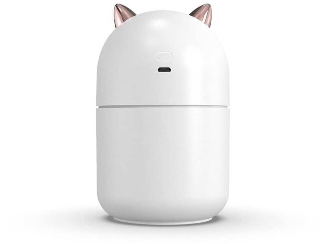 Humidificador 300ml Ultrasilencioso Apagado Automático Yizhood Blanco