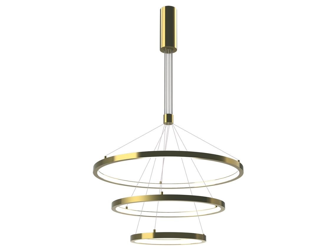 Luminária Suspenso LEDBOX 108W Gold 807+ 600+ 395mm