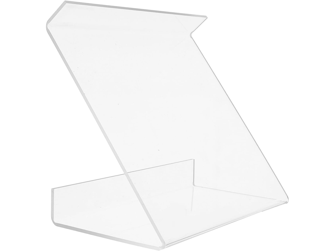 Soporte De Escritorio Para Teléfono De Acrílico Transparente, Estable Y Ergonómico.