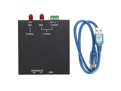 Receptor SDR (bandas de 1 kHz a 2 GHz, 14 bits, VLF a UHF)