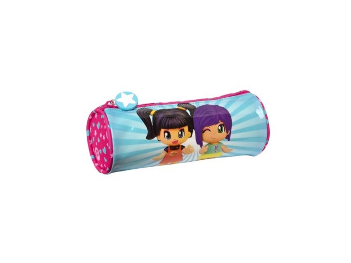 Estuche portatodo redondo Pinypon 20x7x7cm Safta