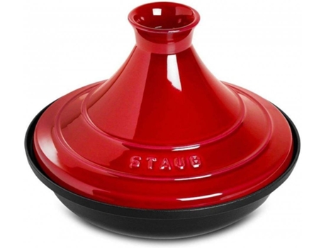 Tagine STAUB (Rojo - Hierro Fundido, Cerámica - 28 cm)