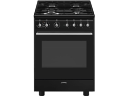 Cocina SMEG Concerto CX61GMBL (70 L - Eléctrico y Gas Natural - Negro)