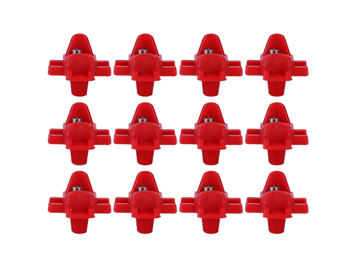 12 Bebederos Automáticos Con Tetinas Para Pollos Y Codornices - Suministros Agrícolas