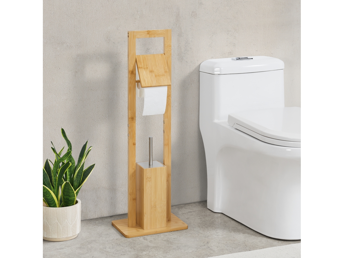 Otros Accesórios de Bañero [EN.CASA] (Multicor - Bambú, Acero - 82,5 x 28 x 18 cm)