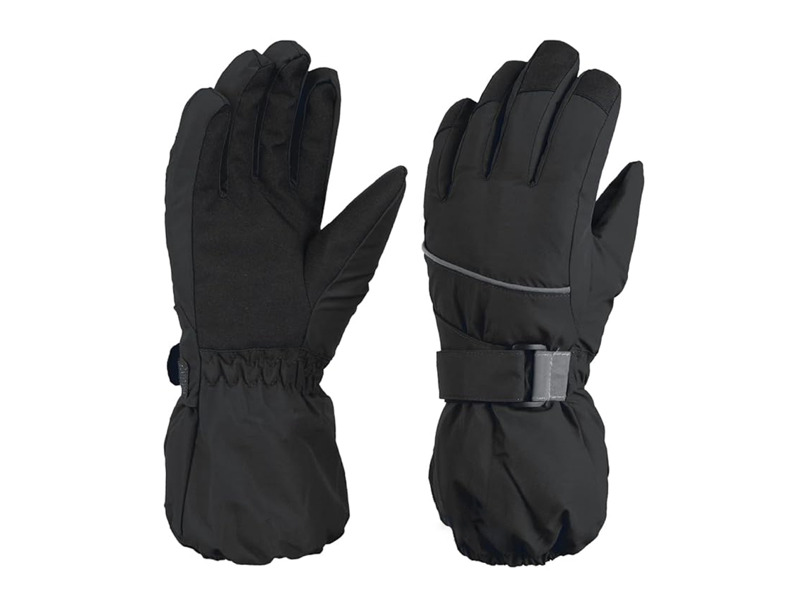 MEOIRUERY Guantes de esquí para niños, guantes térmicos de fleece