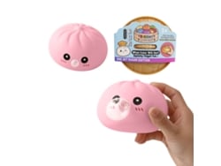 Brinquedo De Bolha Com Forma De Bolo De Pão Fofo Cor Rosa
