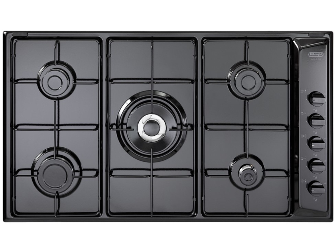 Placa de Gas DE'LONGHI NL 59 DD (86 cm - Negro)