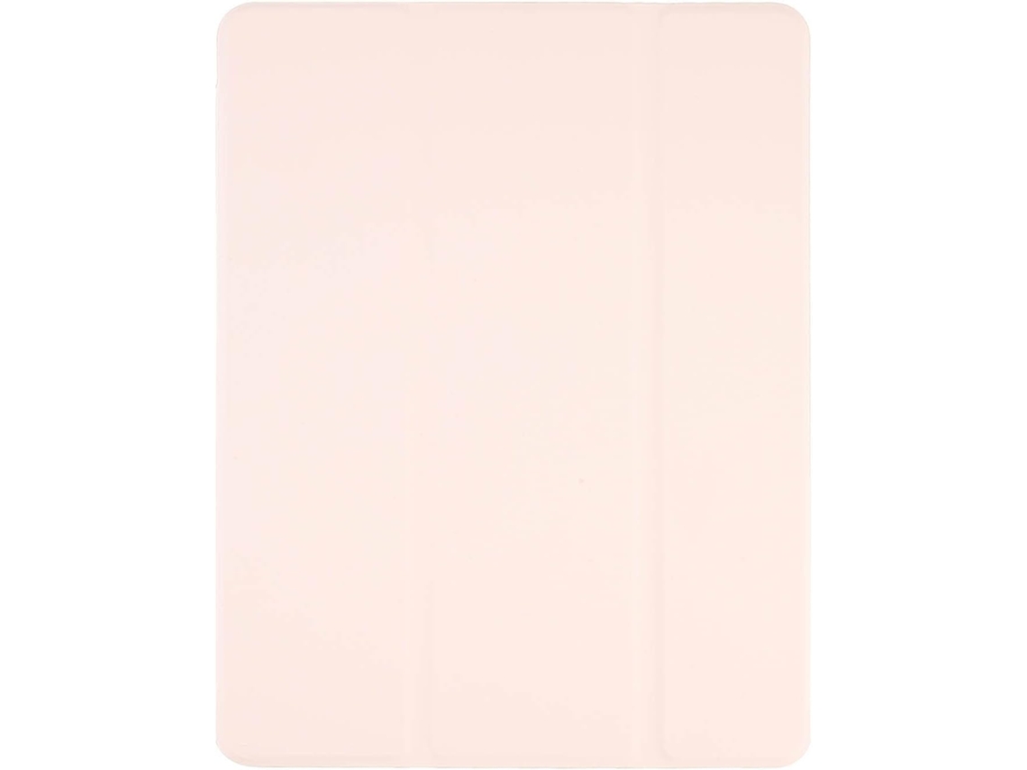 Funda Premium De Tpu Suave Color Rosa Claro Para Tablet Con Función De Suspensión.
