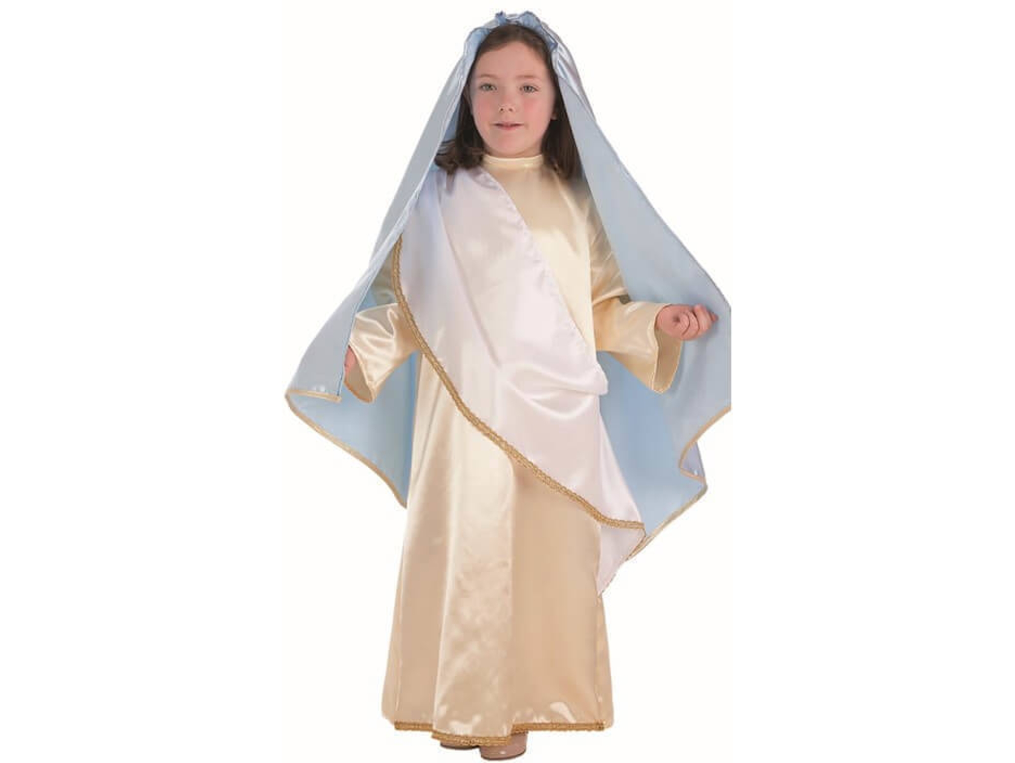 Disfraz de Niña DISFRAZZES Virgen Maria (Talla: 7 a 9 años)