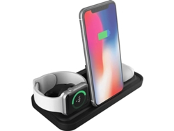 Cargador Estação Carregamento Relógio Para Apple Yizhood Negro