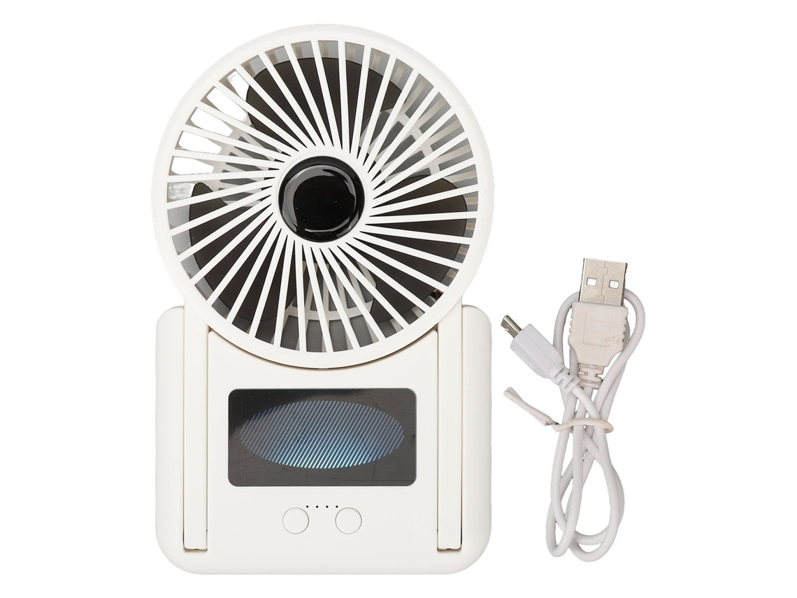 Ventilador portátil recargable con velocidad ajustable