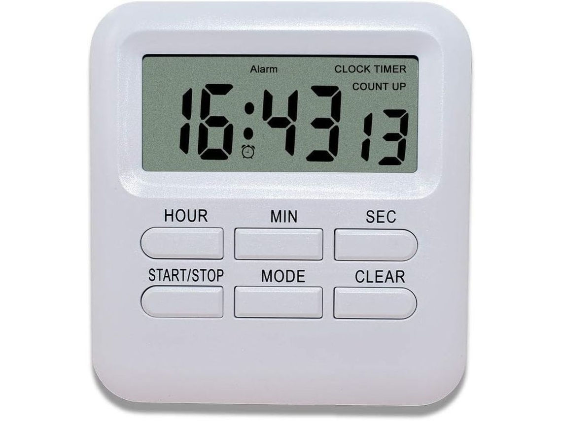 2026-temporizador Digital 3 En 1 Reloj/alarma, Temporizador Cocina Magnético, Cuenta Regresiva Cronómetro