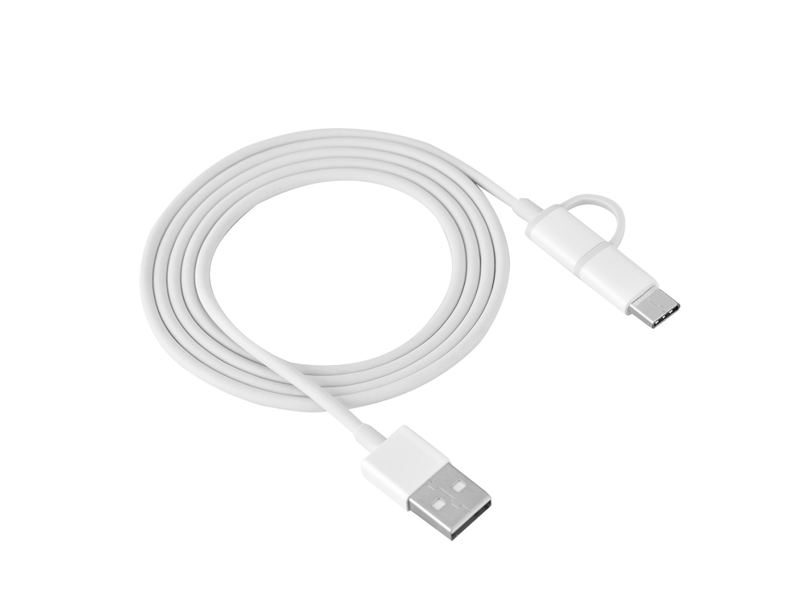 Cable De Datos Android (1 A 2 100cm Carga Rápida Qc3.0)