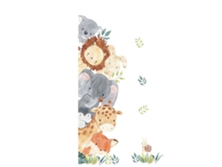 Pegatinas de Animales de la Selva, Acuarela, Decoración para Habitación Infantil RNEMITERY