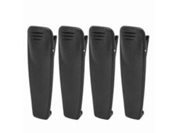 4pcs Clip De Cinto Para Rádio 2 Vias Portátil Substituto Para Motorola Drv2020 Xtni Cp1800 Preto