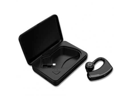 Auriculares Bluetooth True Wireless V10 5.0 Business con estuche de carga Negro con estuche de carga