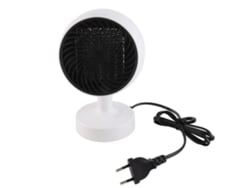Calefactor Portátil De Mesa Mini Para Ambientes Cálidos Y Fríos, Ángulo Ajustable, 100-240 V, Blanco, Enchufe Europeo.