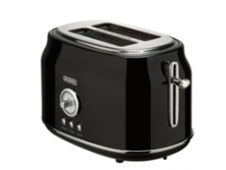 BOURGINI Retro 2 Rebanadas 815 W Negro