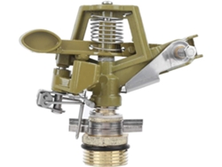 Aspersor Con Rosca Macho G3/4 De Pulgada, Aleación De Zinc Con Rotación Ajustable De 360 Grados, Para Riego.