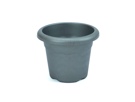 PLASTIKEN TERRA - Maceta Redonda Medida 20 cm 3L Antracita