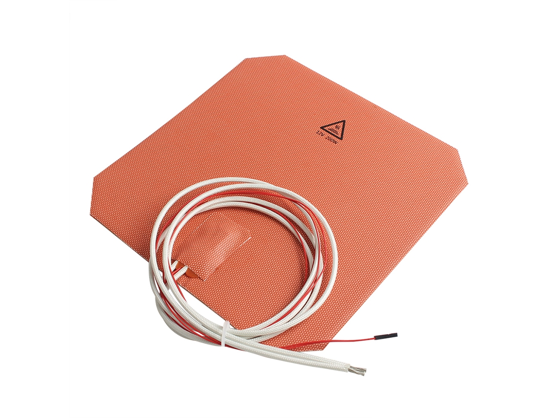 Almohadilla Calefactora De Silicona Para Impresora 3d, 12 V, 200 W, 220 X 220 Mm, Compatible Con Anycubic Mega.