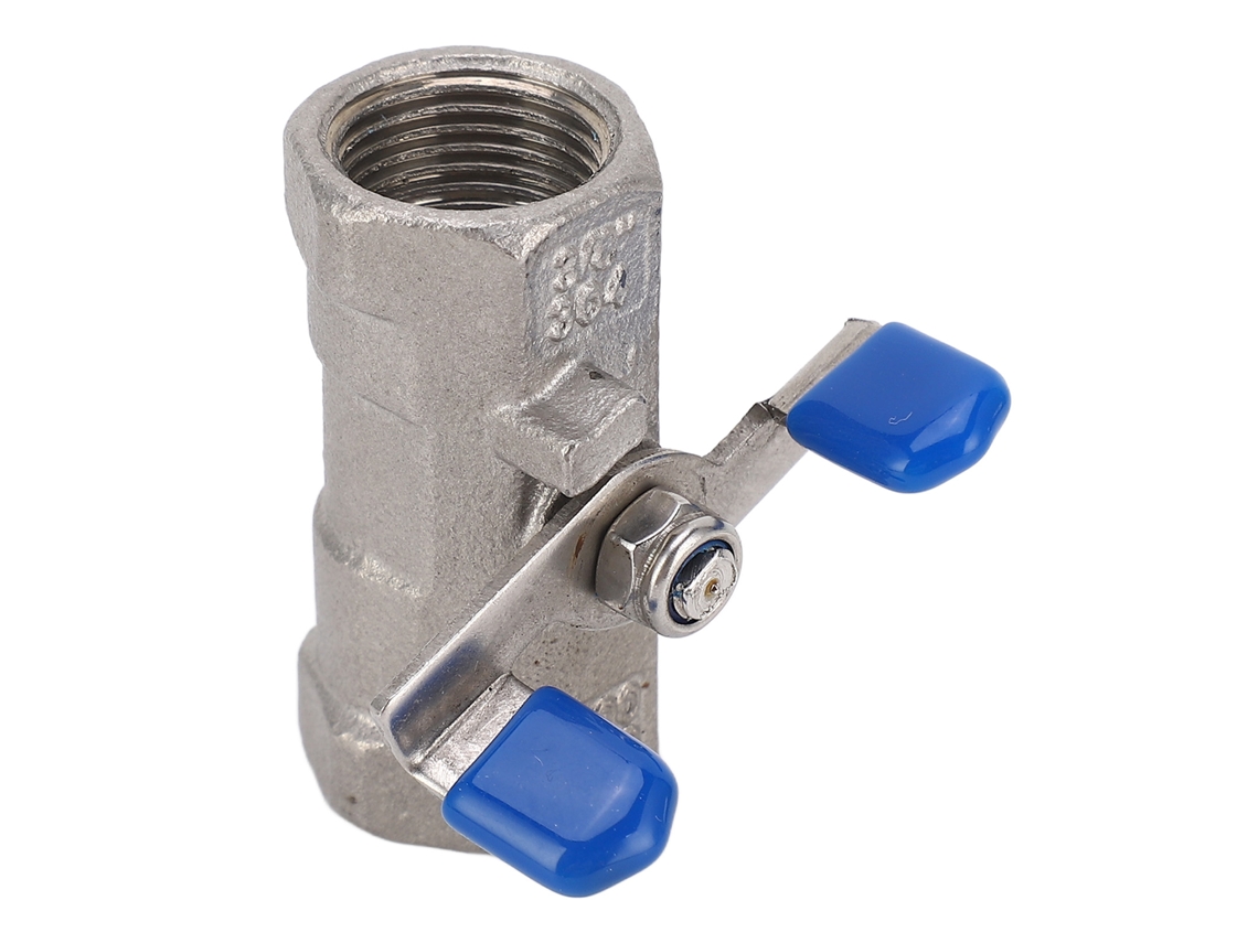 2026velora-válvula De Bola De Paso Completo 3/8in Npt Rosca Femenina Dn10 1.6mpa Acero Inoxidable 1000wog