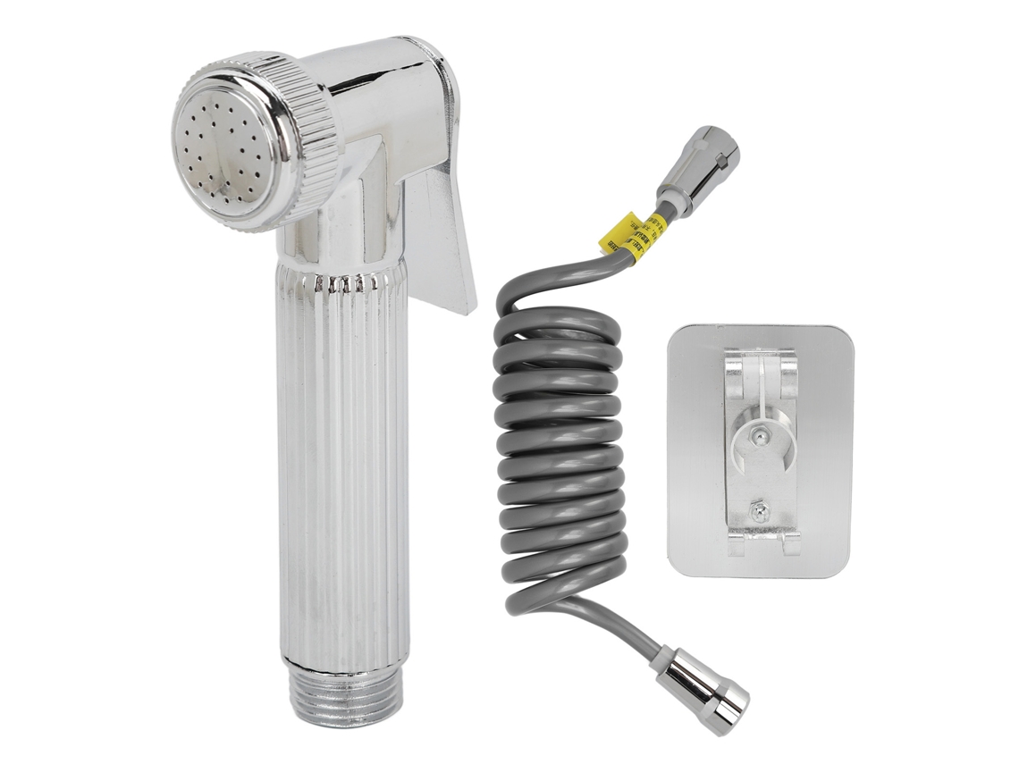 Kit De Bidet Portátil Con Manguera De Resorte De 2m, Acero Inoxidable, Presión Ajustable, Multiusos