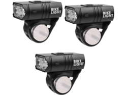 Luz Led Recargable Para Bicicleta Con Indicador De Batería, Resistente Al Agua Y Duradera Para Ciclismo, Senderismo Y Más.