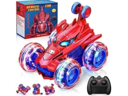 Coche teledirigido Spider-Man, juguetes RC, coche RC recargable para acrobacias de 360 ​​grados, ruedas 4x4