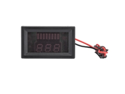 Voltímetro Digital Para Baterías De Litio De 12 V-60 V Cc Con Pantalla Azul Para Vehículos Eléctricos.