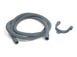 Manguera De Desagüe Recta De 250 Cm, Diámetro De 19 A 22 Mm - Embalaje Individual Lavadora/lavavajillas Dwh604un
