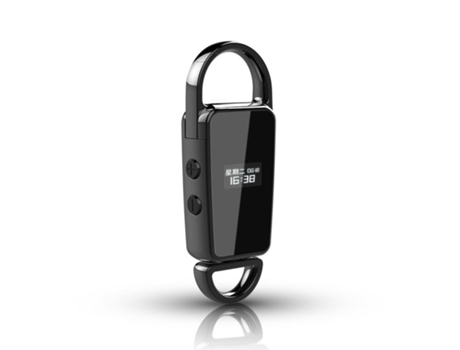Grabadora de Voz Pen U Disk Llavero de larga distancia Llavero Bloqueo Play Mp3 Llavero con pantalla 4Gb