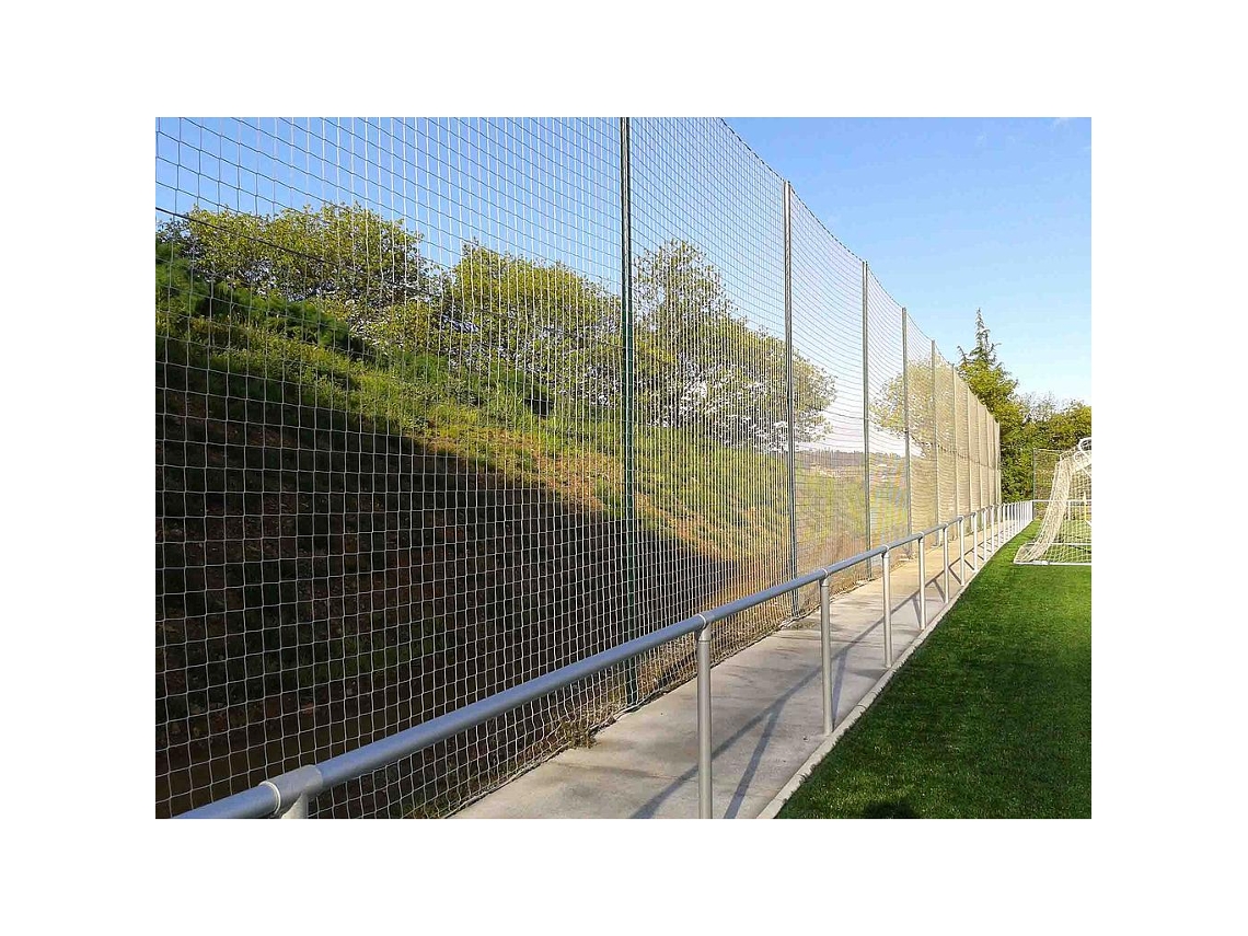Poste metalico 6 mts para red proteccion sin botes