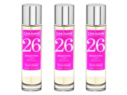 3x Perfume de Mujer Nº26 150ml CARAVAN