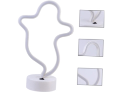 Lámpara Led Decorativa De 1 Pieza Con Base, Luz Nocturna Para Halloween, Sin Pilas.