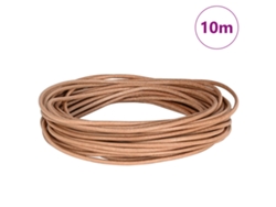 Cuerda de cuero marrón Ø3 mm x 10 m Cuero HARLANV1