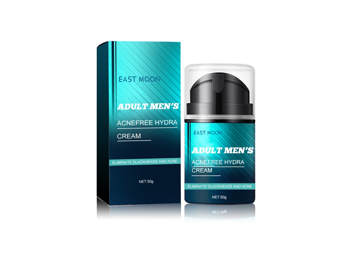 Crema facial East Moon para hombres: Antiarrugas, hidrata, reduce las líneas de expresión y las cicatrices del acné.