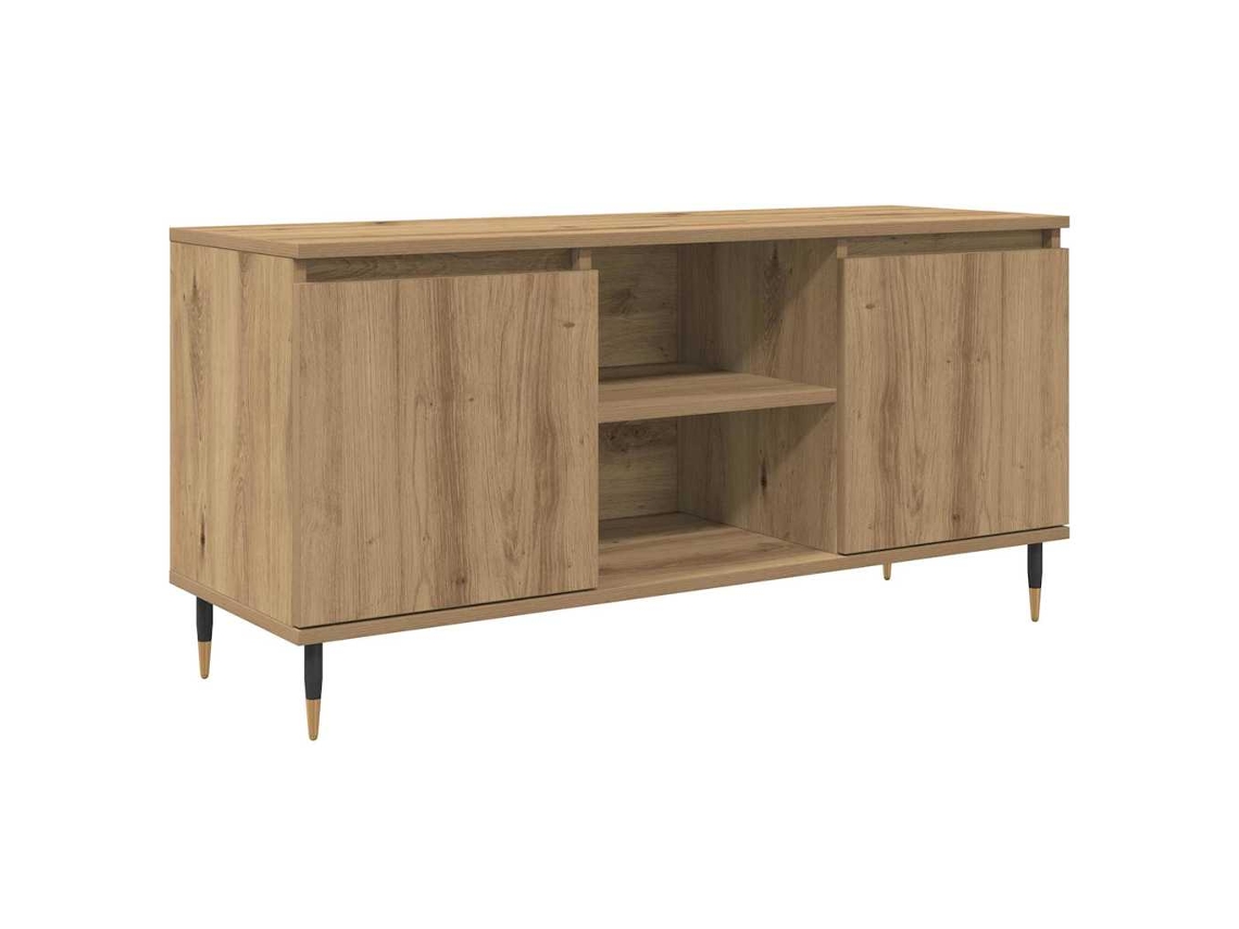 Maison Exclusive - Gabinete De Tv Roble Artesanal 104 X 35 X 50 Cm