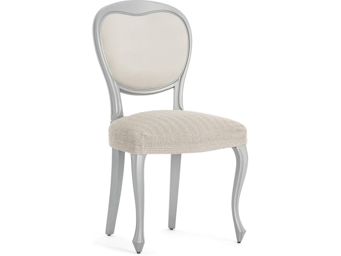 Funda de Silla EYSA Premium Jaz Pack de 2 Fundas Tejido Multielástico (50 x 50 x 5 cm - Poliéster y Algodón - Lino)
