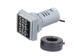 Voltímetro Amperímetro Digital Led De Panel Ac 60-500v 0-100a 20-75hz Con Medidor De Frecuencia
