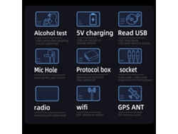 Sistema de sonido para coche (pantalla táctil HD, Mirror Link Android 12)