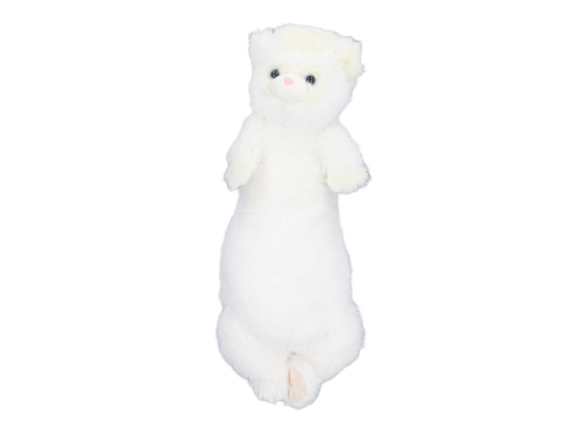 Peluche De Hurón Blanco Supersuave, Adorable, Decoración Para Sofá Cama, Regalo