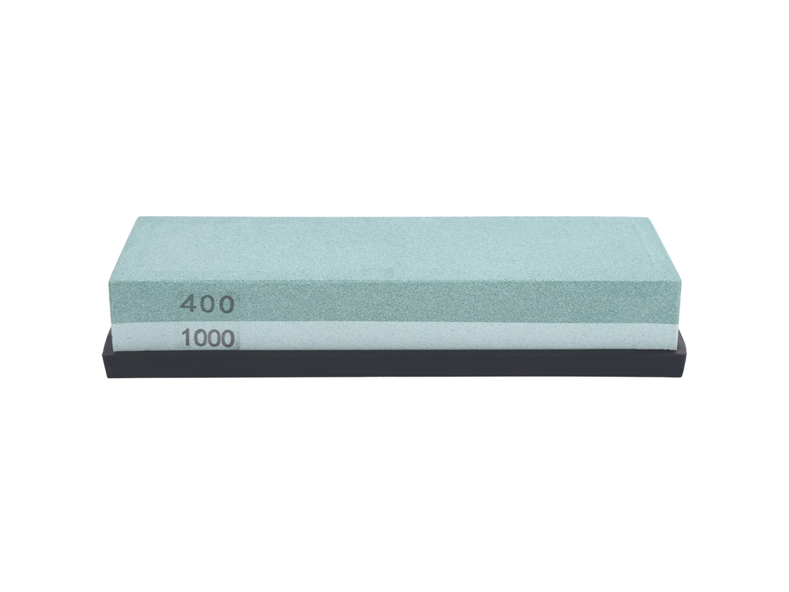 Piedra De Afilar De Grano 400 Y 1000 Para Cuchillos De Cocina Domésticos Con Base Estable.