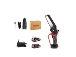 Minisierra eléctrica de 2500 W, recargable y portátil, 2 baterías, enchufe UE OEM.