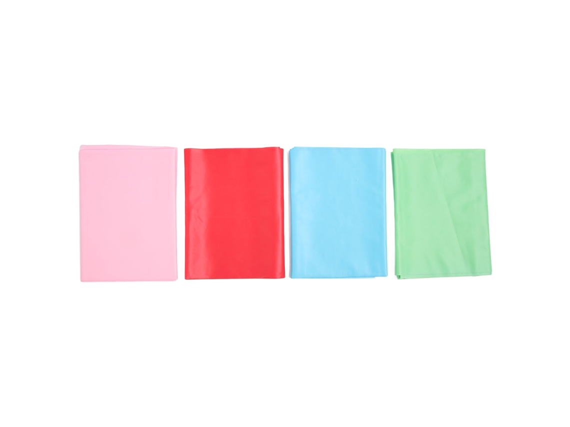 2026-4pcs Banda De Resistencia Elástica Tpe Roja Azul Verde Rosa 150cm Accesorios Gimnasio Para Entrenamiento Pilates Recuperación