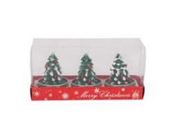 Velas De Velita En Forma De Árbol De Navidad Hechas A Mano Para Decoración