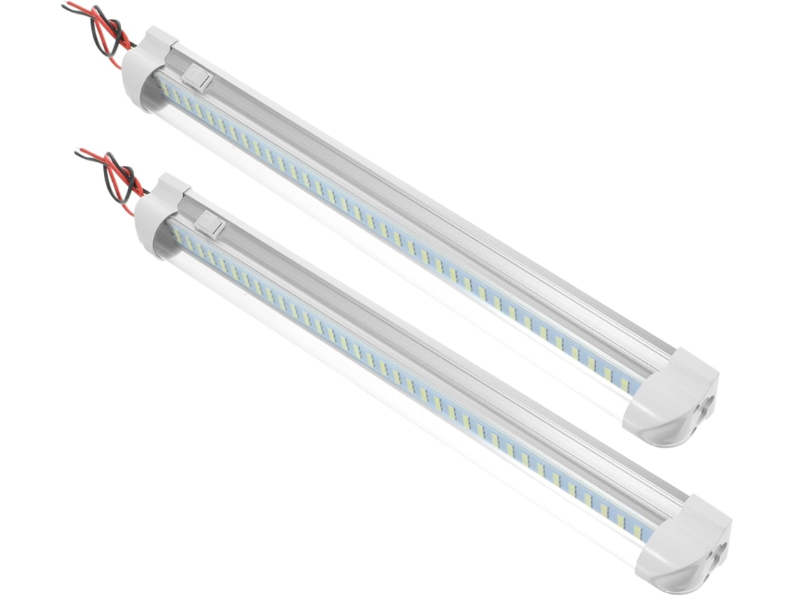 Juego De 2 Tiras Led Para Iluminación Interior De Coches, Ideales Para Camping Y Caravanas, Y También Aptas Para...