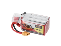 Batería Zop Power de 22,2 V, 1300 mAh, 100 C, 6 s, Lipo, conector XT60 para dron de carreras RC FPV Geprc Cinelog35 V2 Darwinfpv Hulk